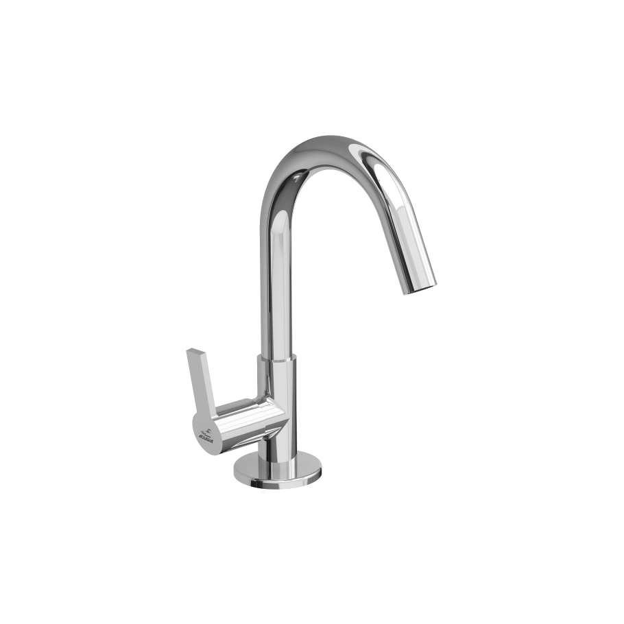 SWAN NECK PILLAR COCK - Aquwa Premium Faucet (Code 2107)