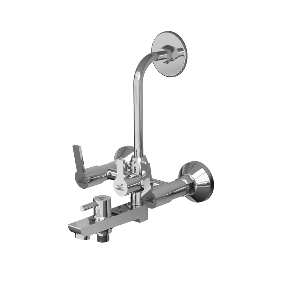 3 IN 1 WALL MIXER - Aquwa Premium Faucet (Code 2114)