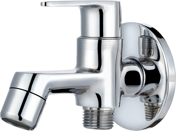 SINGLE LEVER 2 WAY BIB COCK - Aquwa Premium Faucet (Code 2404)
