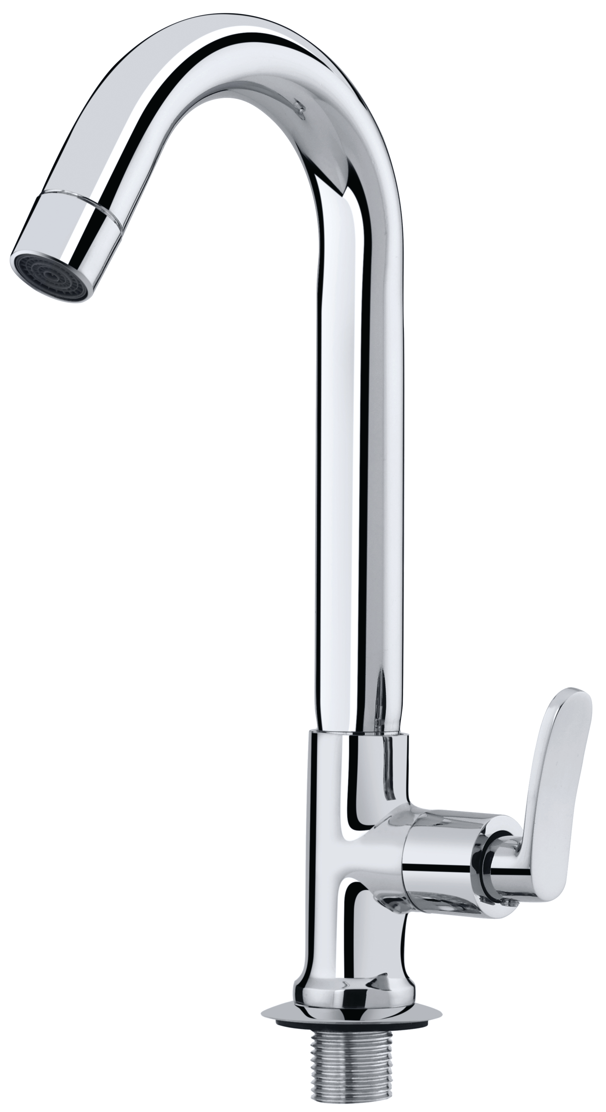 SWAN NECK PILLAR COCK - Aquwa Premium Faucet (Code 3007)