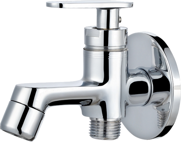 SINGLE LEVER 2 WAY BIB COCK - Aquwa Premium Faucet (Code 2504)