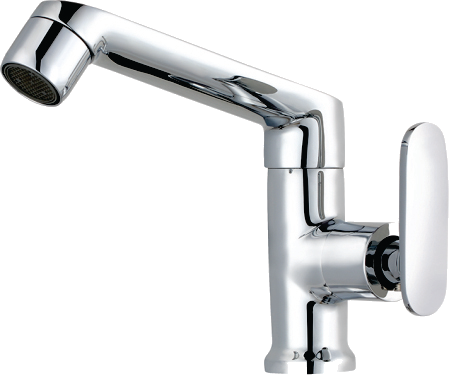 SWAN NECK PILLAR COCK - Aquwa Premium Faucet (Code 2507)