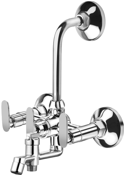 3 IN 1 WALL MIXER - Aquwa Premium Faucet (Code 2514)