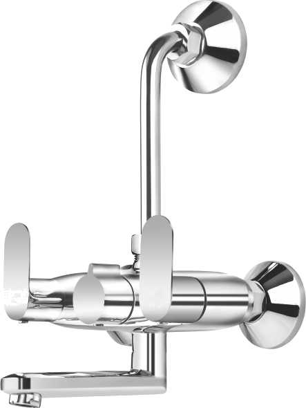 2 IN 1 WALL MIXER - Aquwa Premium Faucet (Code 3413)