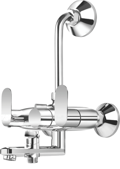 3 IN 1 WALL MIXER - Aquwa Premium Faucet (Code 3414)