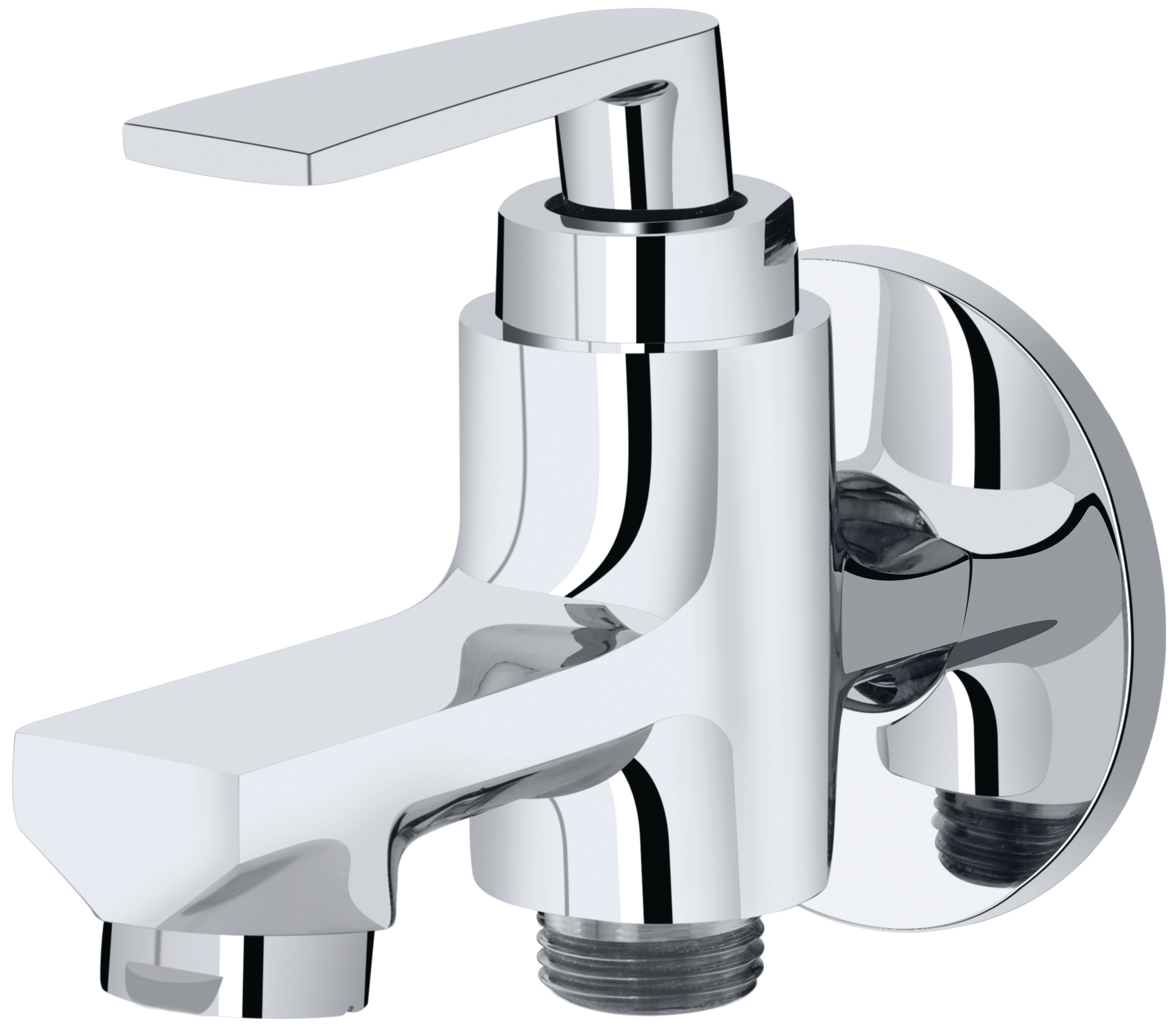 SINGLE LEVER 2 WAY BIB COCK - Aquwa Premium Faucet (Code 3104)