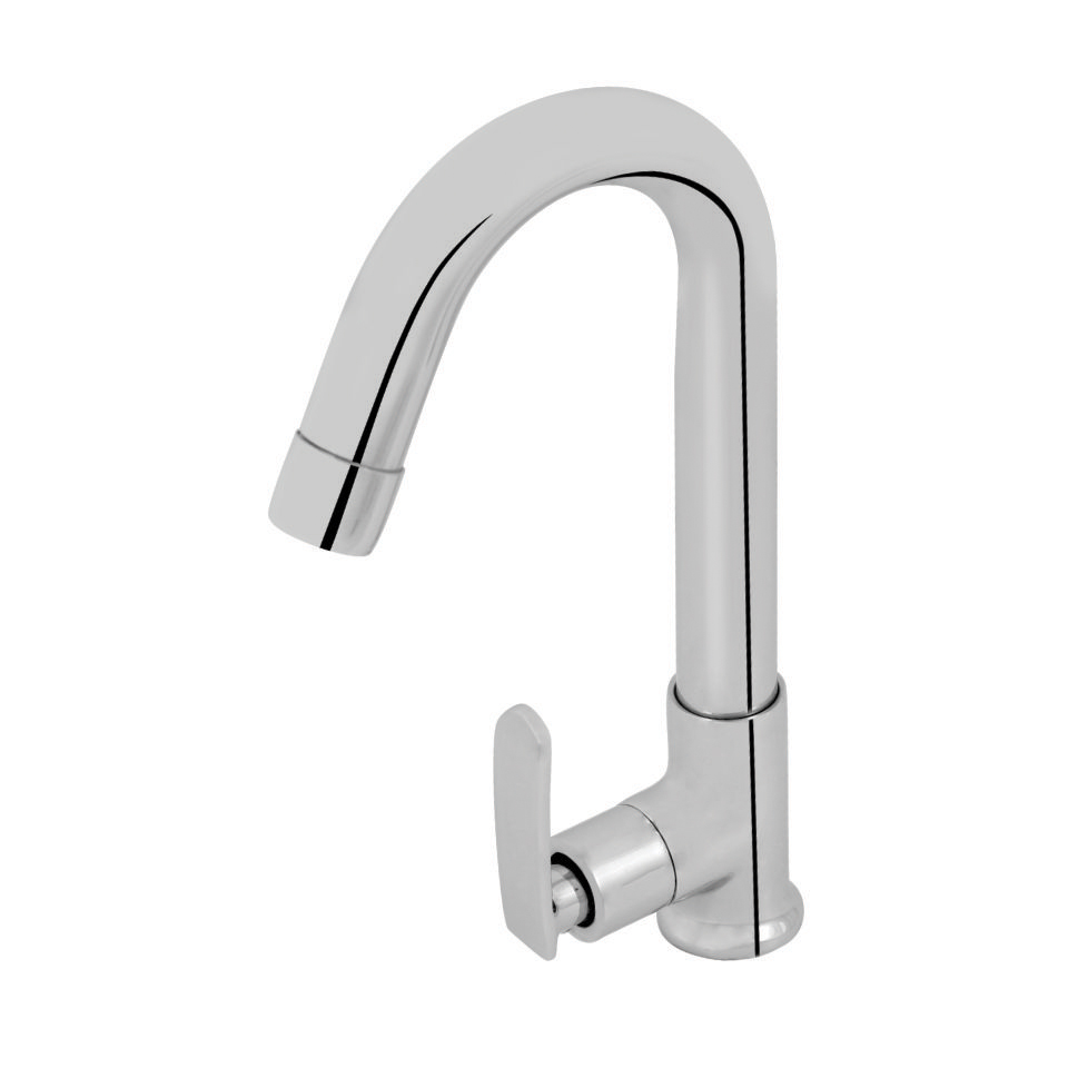 SWAN NECK PILLAR COCK